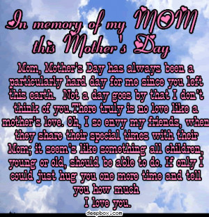 Mothers Day MySpace Comments, MySpace Mothers Day Comments ...