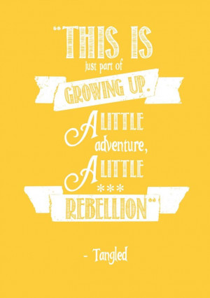 ... just a little part of growing up a little adventure a little rebellion