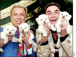 CNN.com - Roy of Siegfried and Roy critical after mauling - Oct. 4 ...