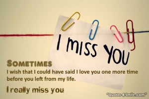 miss your love quotes