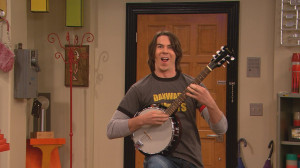 Spencer and his banjo!