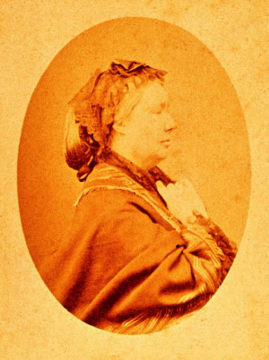 Lady Marion Alford, c. 1870 - cdv signed Flli. D' Alessandri, Roma.