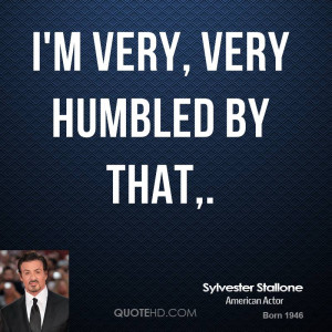 Sylvester Stallone Quote Very...