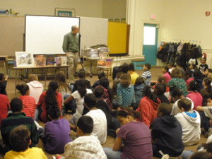 ... author Ralph Fletcher paid the students and teachers a visit