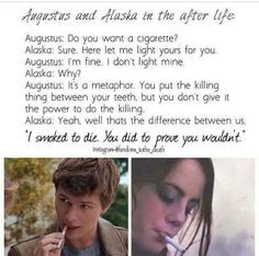 alaska young and augustus waters in the afterlife More