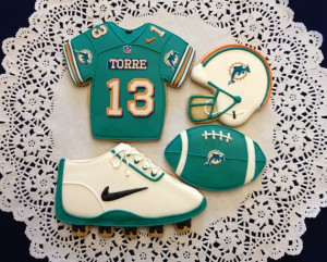 ... ://www.etsy.com/listing/74802483/miami-dolphin-football-cookies Like