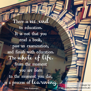 It’s never too late to become a life-long learner