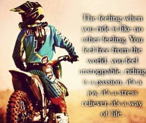 Dirt Bike Riding Quotes