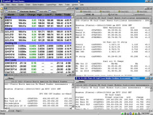 ... desktop of someone who was tracking data on oil and gas pipelines