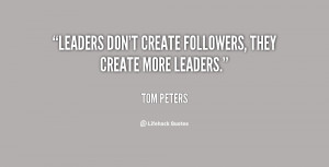 Be a Leader Not a Follower Quotes