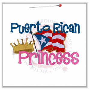 Sayings (4596) Puerto Rican Princess 5x7