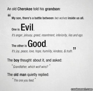 Greedy People Quotes And Sayings Greed quote: an old cherokee