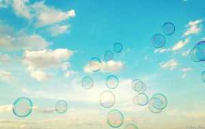 Blowing Bubbles into the Sky by DeeLD