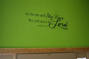 Bible Verses About Family Bible verse wall decal, family