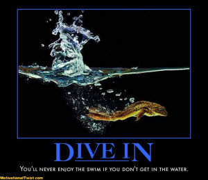 motivational DIVE IN