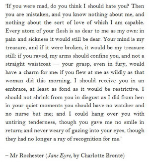 Jane Eyre and Mr. Rochester quotes .