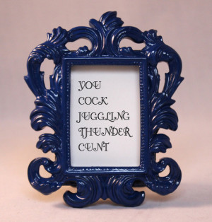 Navy BLUE Framed Quote WEEDS Showtime Doug Wilson Kevin Nealon home ...