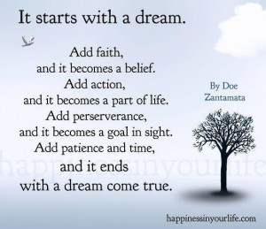 My Dream, My Reality to Become