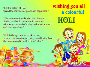 Happy Holi Greetings Photos