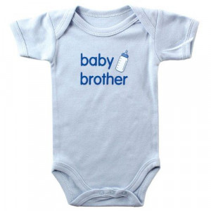 Baby Sayings Bodysuit - Baby Brother 6-9 months