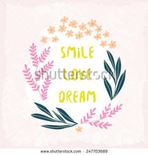 Cute quote Stock Photos, Illustrations, and Vector Art