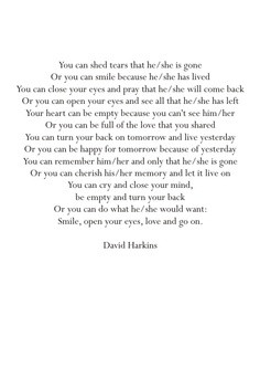 She is Gone - read at my mum's funeral and re-read by me nearly every ...