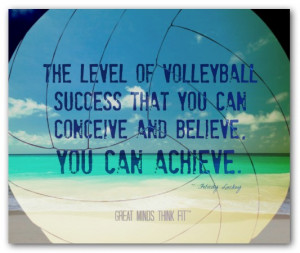 Sports Quotes Volleyball Beach volleyball success