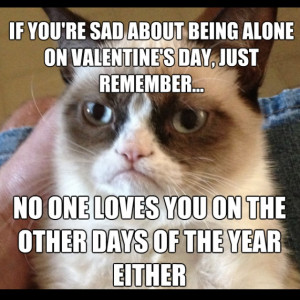 if you re sad about being alone on valentines