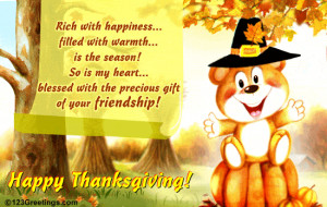 Thanksgiving Quotes for Friends