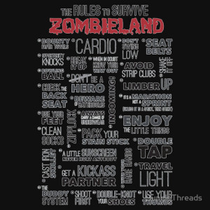 Zombieland Rules Poster