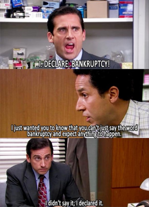 declare bankruptcy, funny quotes