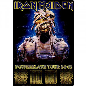 Iron Maiden Powerslave Tour Poster