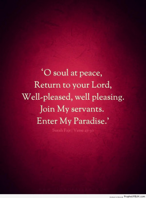 Soul at Peace - Islamic Quotes ← Prev Next →