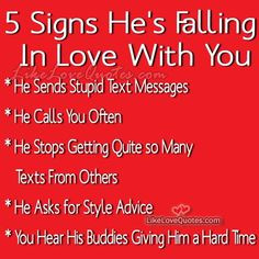 Signs He is Falling In Love With You