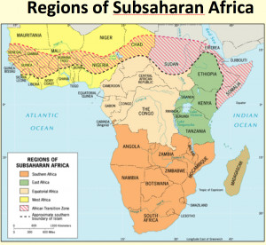 SUB SAHARAN AFRICA MAP image gallery