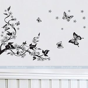 DIY-Removable-PVC-Art-Quote-Butterfly-Flower-Wall-Sticker-Decal-Mural ...