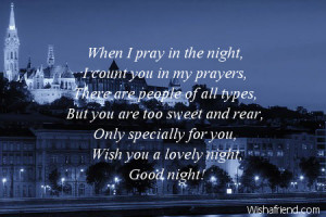 Good Night Prayer Quotes