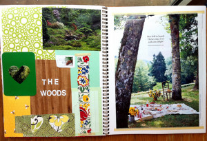 Into the Woods: Art Journal Page