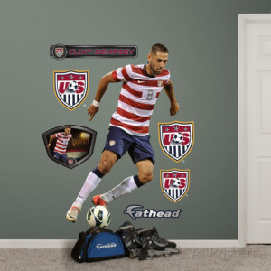 USA Soccer Clint Dempsey Wall Decal Sticker Wall Decal