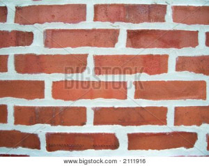 Red White Brick with Mortar