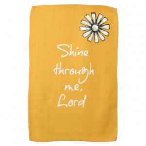 Inspirational Christian Quote Affirmation Prayer Hand Towels