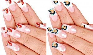 princess ariel nails