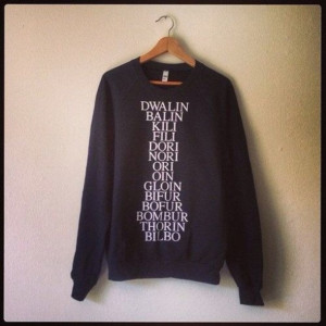 blouse movie jumper the hobbit dwarfs the lord of the rings names ...