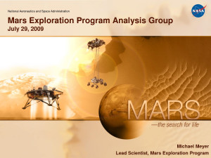 Mars Exploration Program Analysis Group
