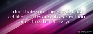 Don’t Hate You Facebook Covers