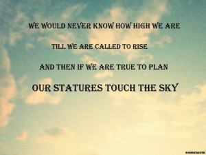 sky quote high clouds - English Literature Competition October 2014