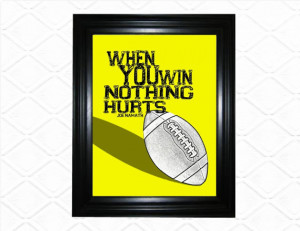 Football Quote -Football art - gifts for him - boyfriend, teens ...