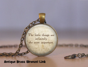 ... Sherlock Holmes pendant, Sherlock Holmes Jewelry, Little things most