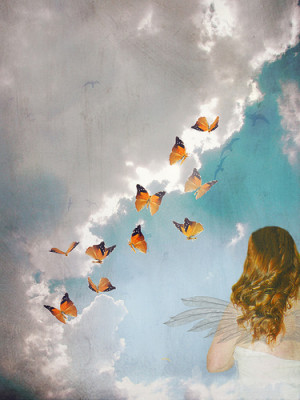 Butterflies From Heaven - angels Fan Art