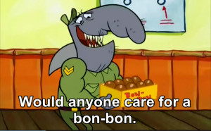 ... spongebob spongebob squarepants bon bon mrs. puff you're fired